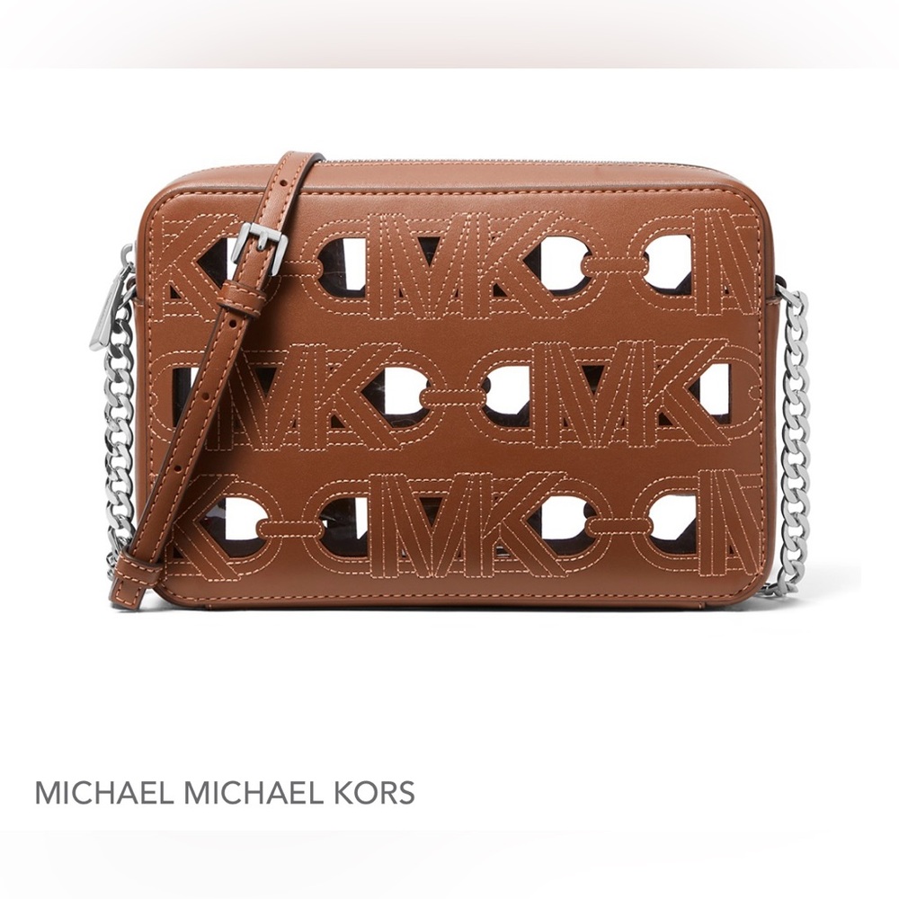 Michael Kors Tan Crossbody with Chain Strap prices for quick sale